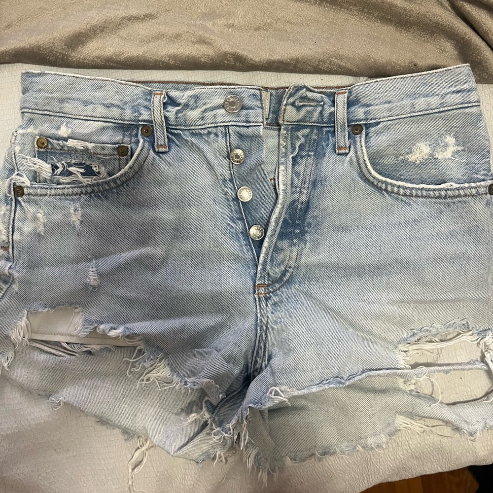AGOLDE denim shorts